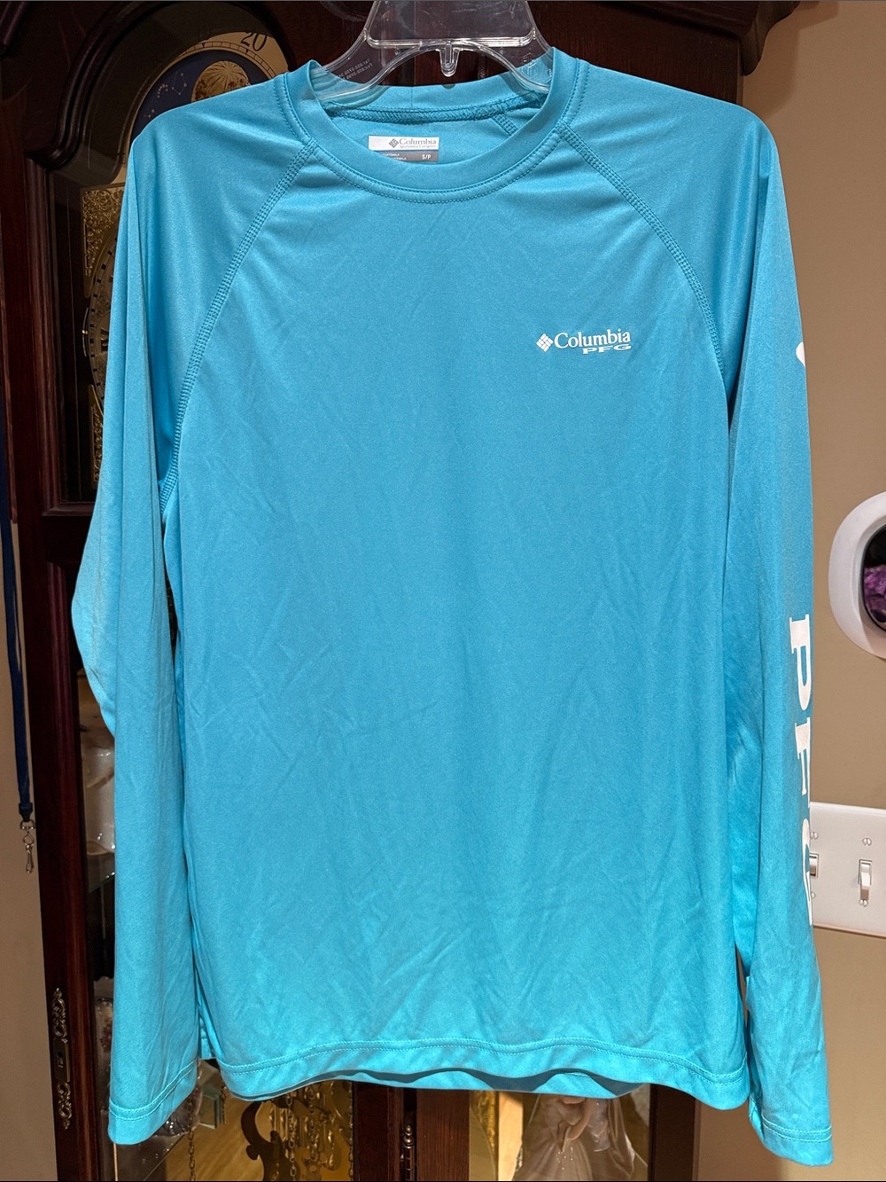 Columbia Men's PFG Terminal Tackle Omni-Shade Sleeve Fishing Shirt Size S